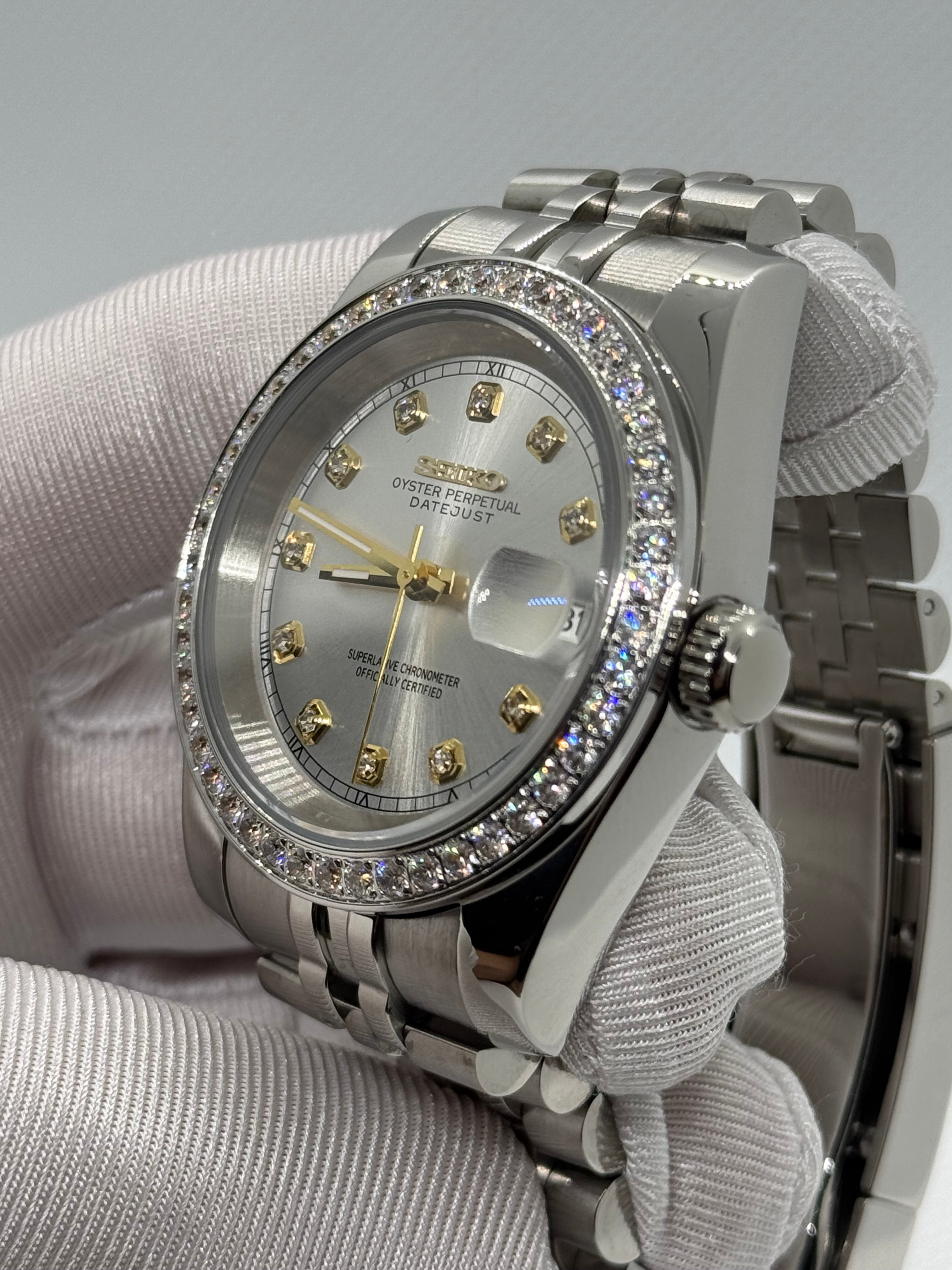 SEIKOJUST silver diamond - Time2Seiko