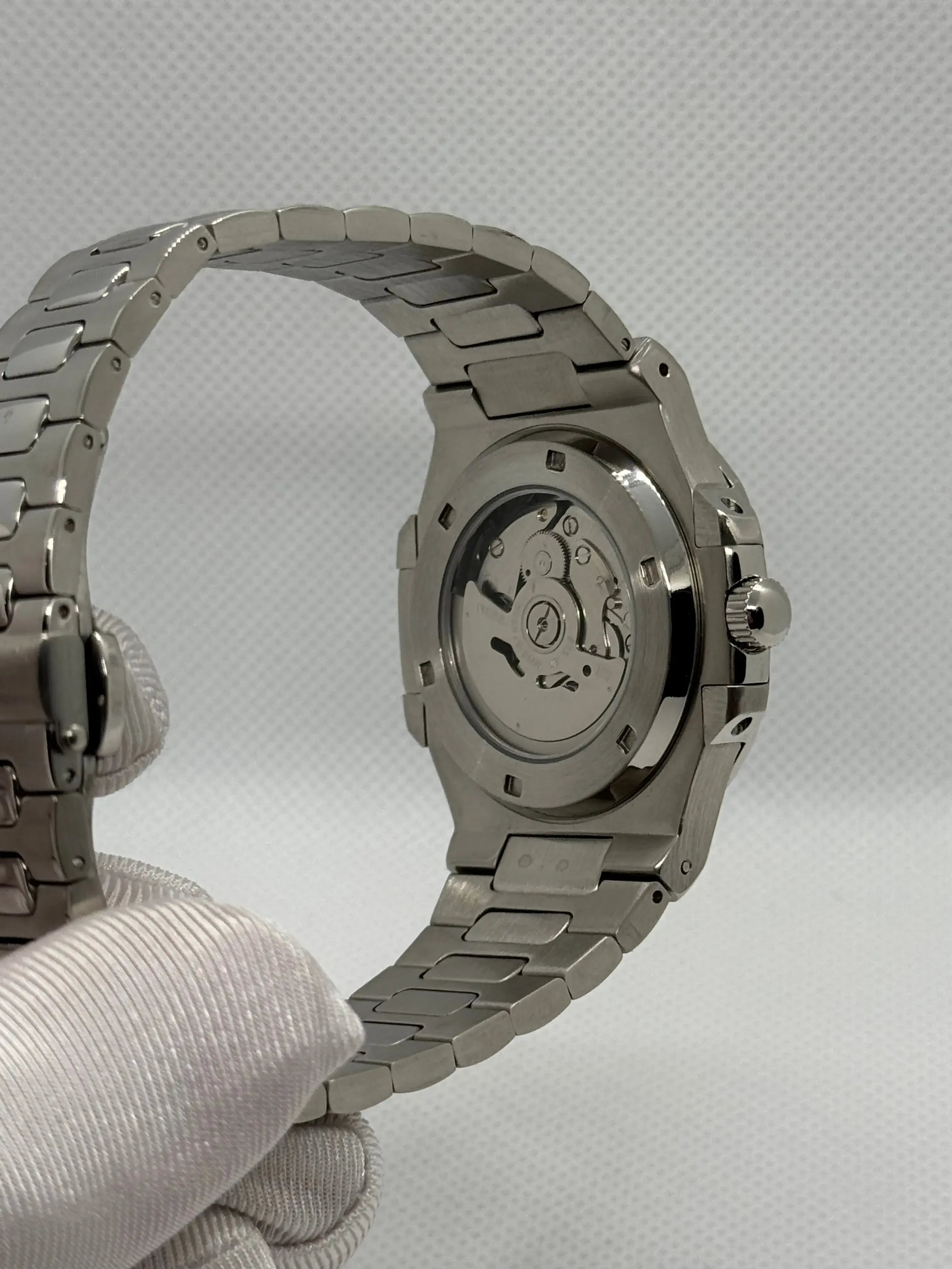 SEIKOLUS Arabic White - Montre personnalisée Time2Seiko