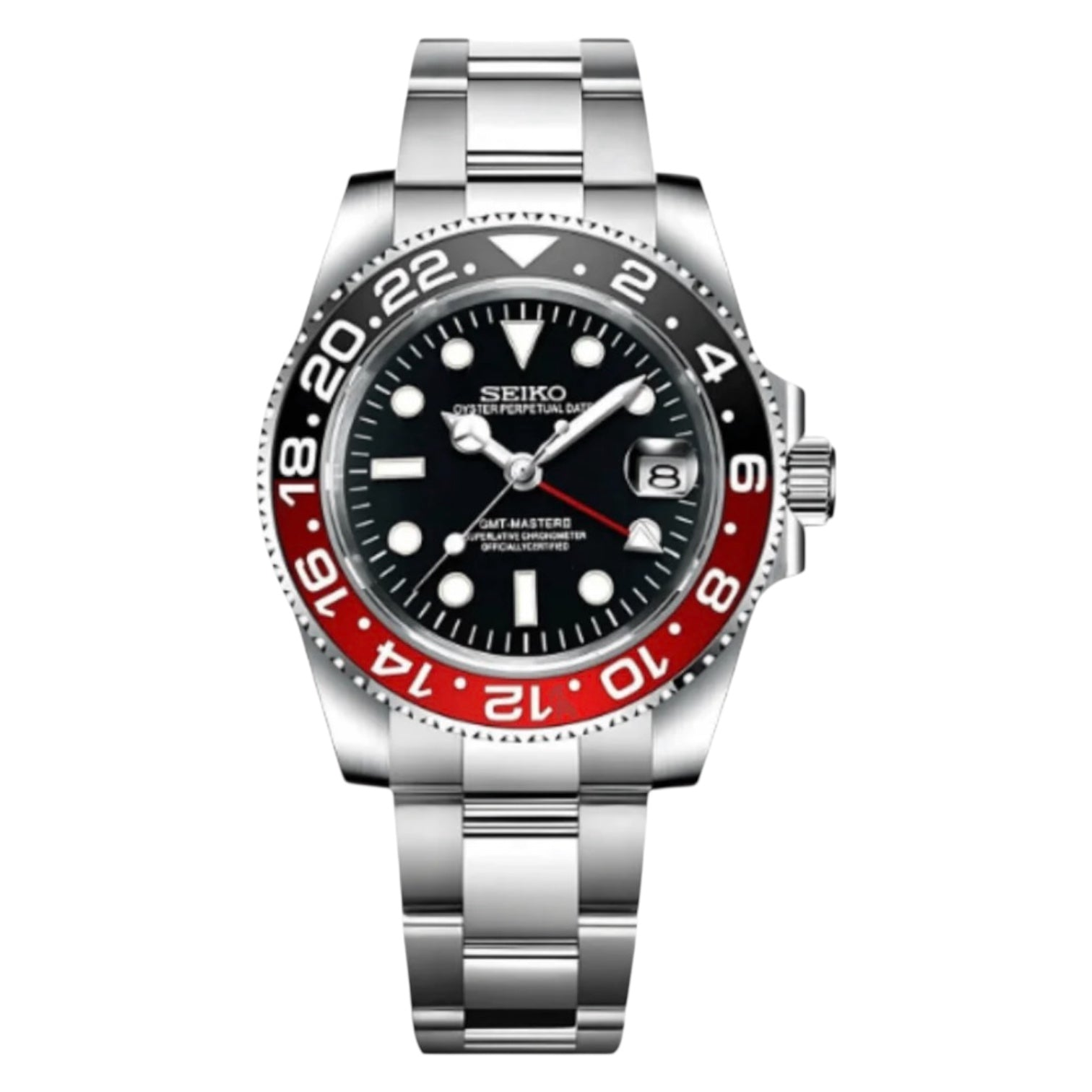 Montre Seiko Mod SEIKO GMT coke - Time2Seiko