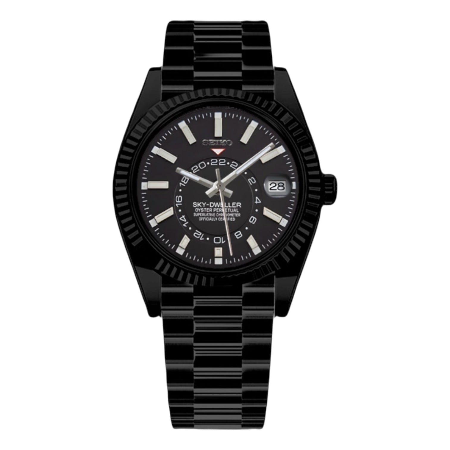 Montre Seiko Mod SEIKODWELLER black edition - Time2Seiko