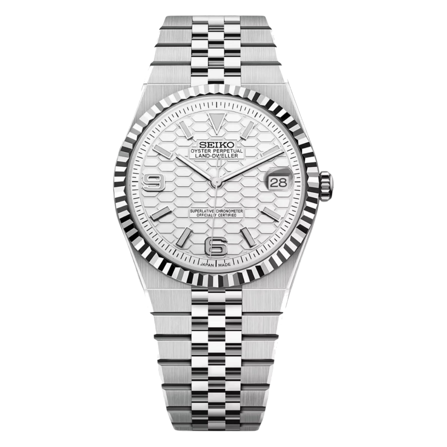 Montre Seiko Mod SEIKODWELLER blanche - Time2Seiko