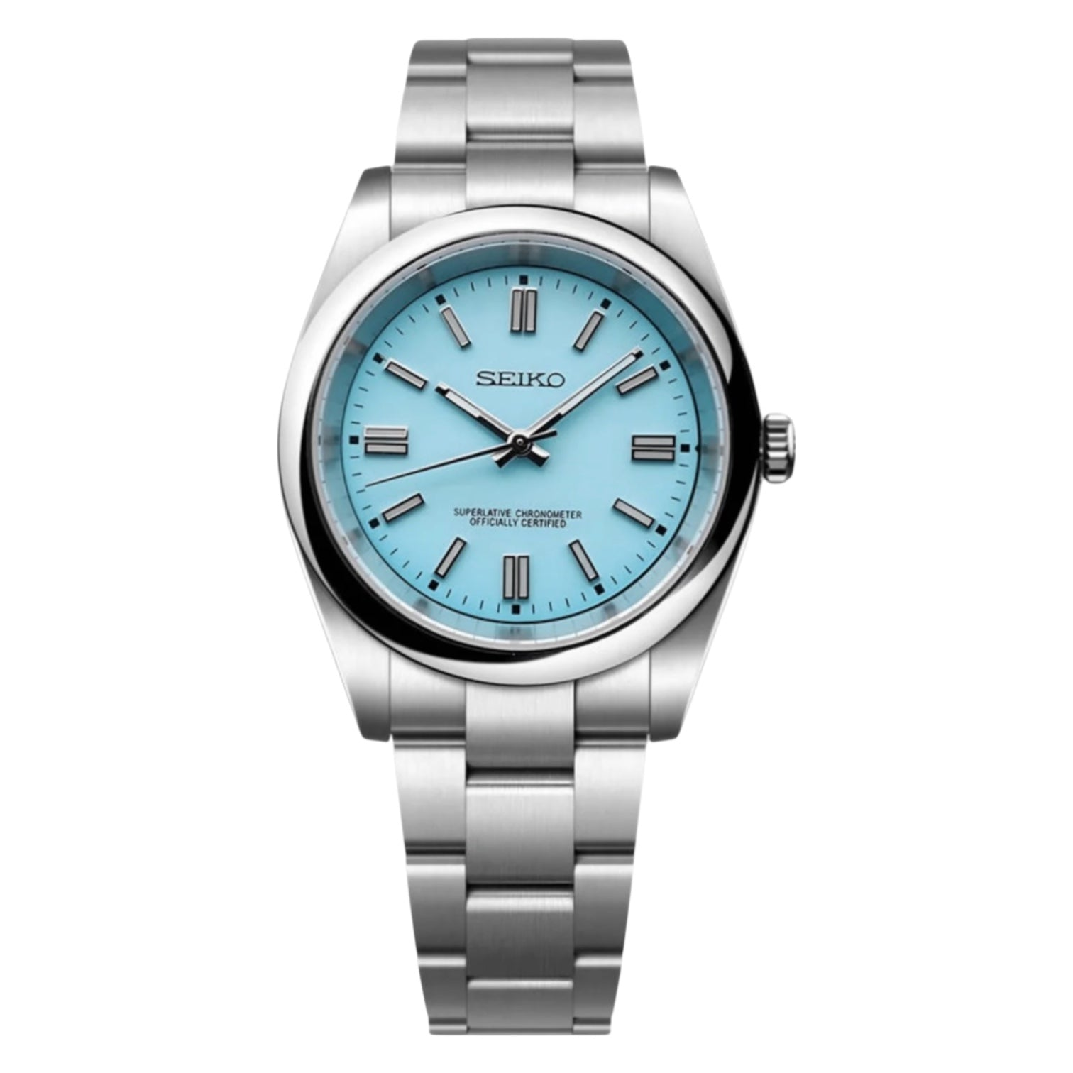 Montre Seiko Mod SEIKOJUST oyster tiffany - Time2Seiko