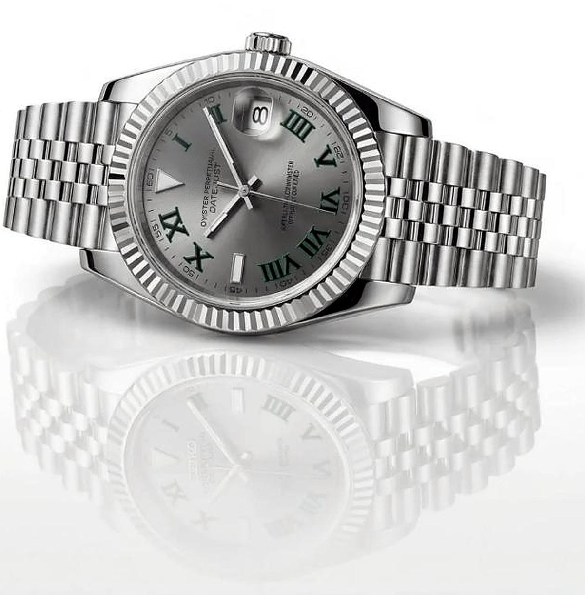Montre Seiko mod SEIKOJUST Wimbledon, vue trois-quarts — Time2Seiko