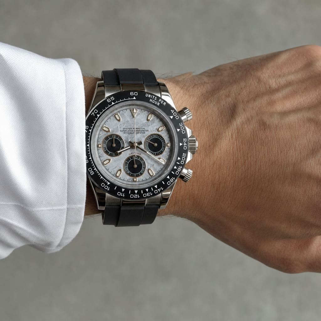Montre Seiko mod SEIKONA meteorite portée au poignet — Time2Seiko