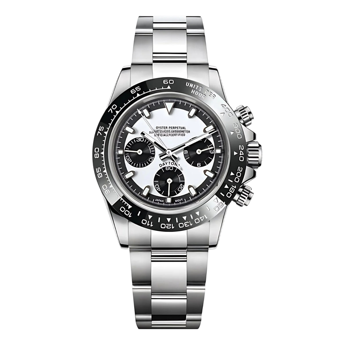 Montre Seiko mod SEIKONA reverse ghost, vue de face — Time2Seiko