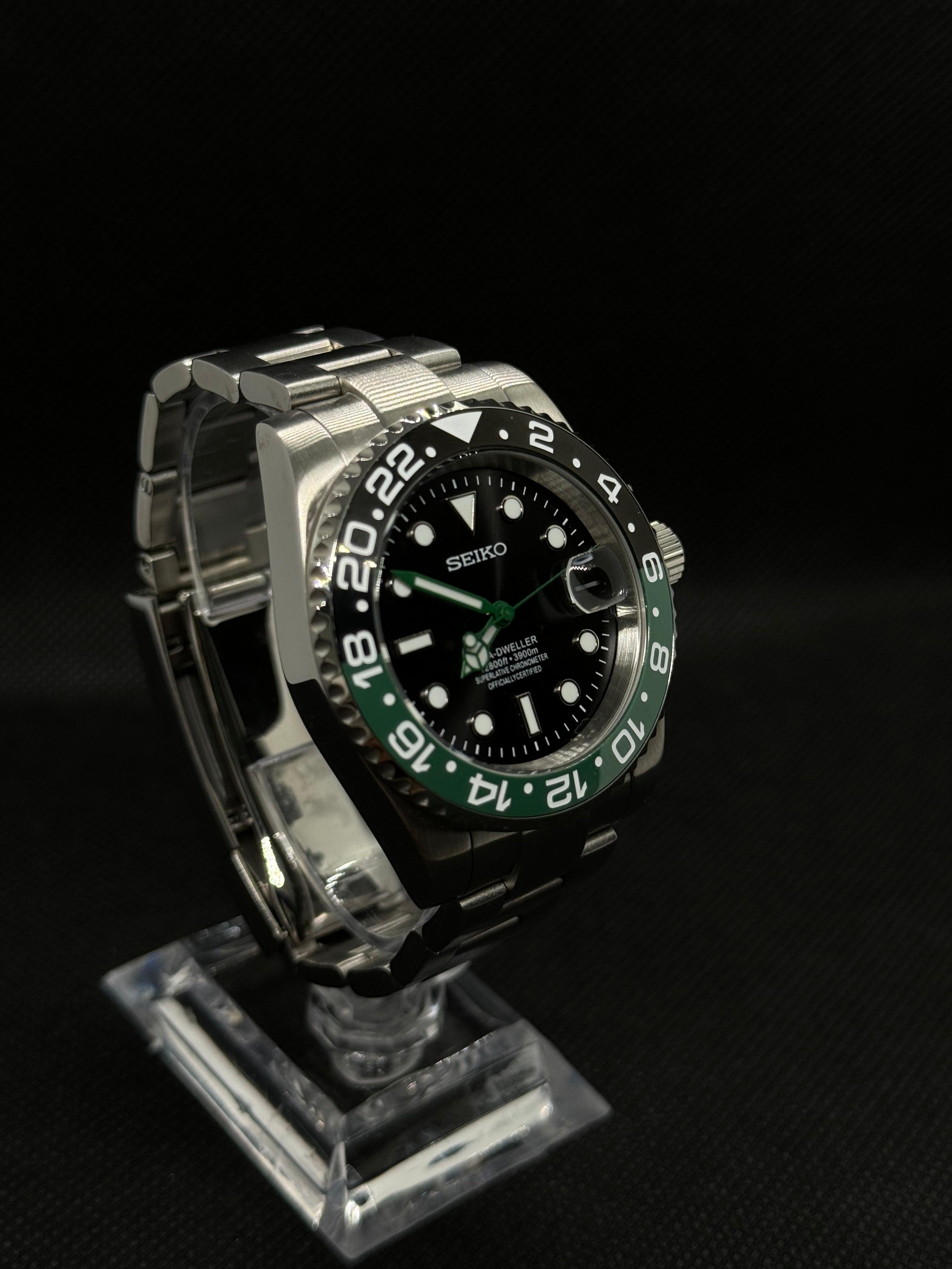 Seiko mod Submariner Sprite - Time2Seiko