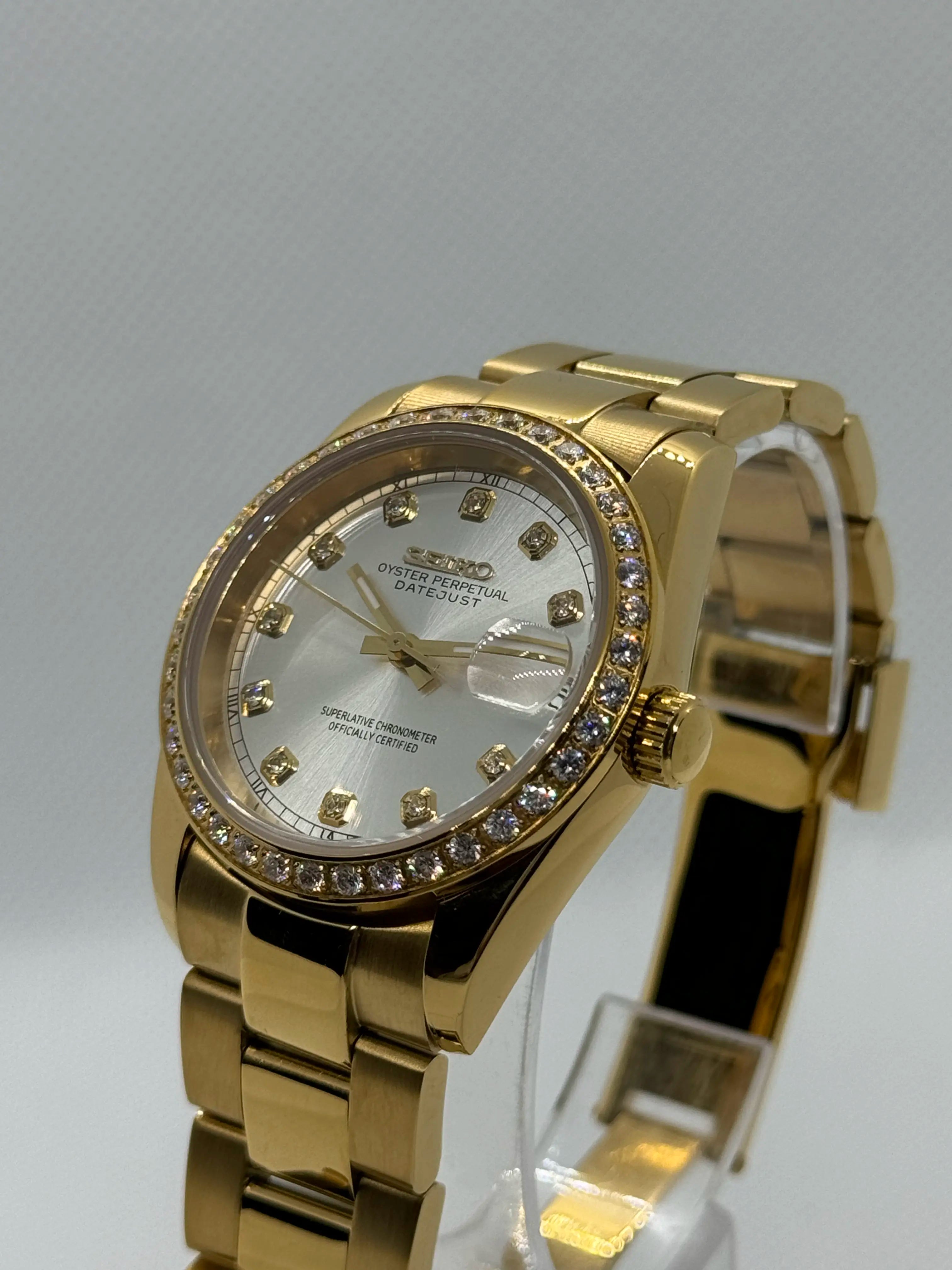 Seiko mod Datejust Femme