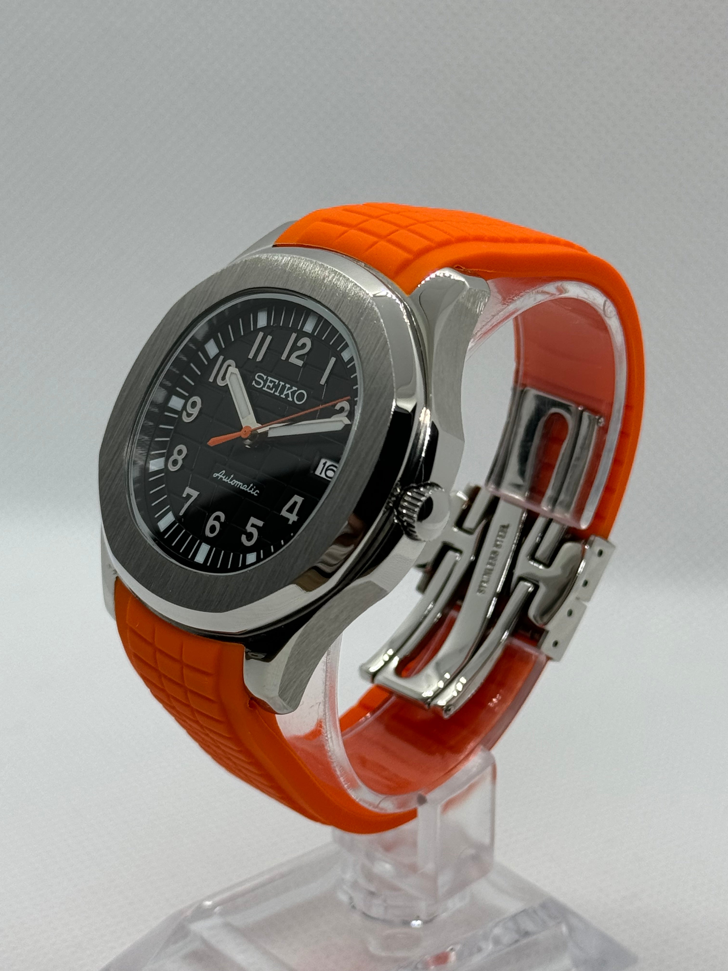 Seiko mod Aquanaut orange