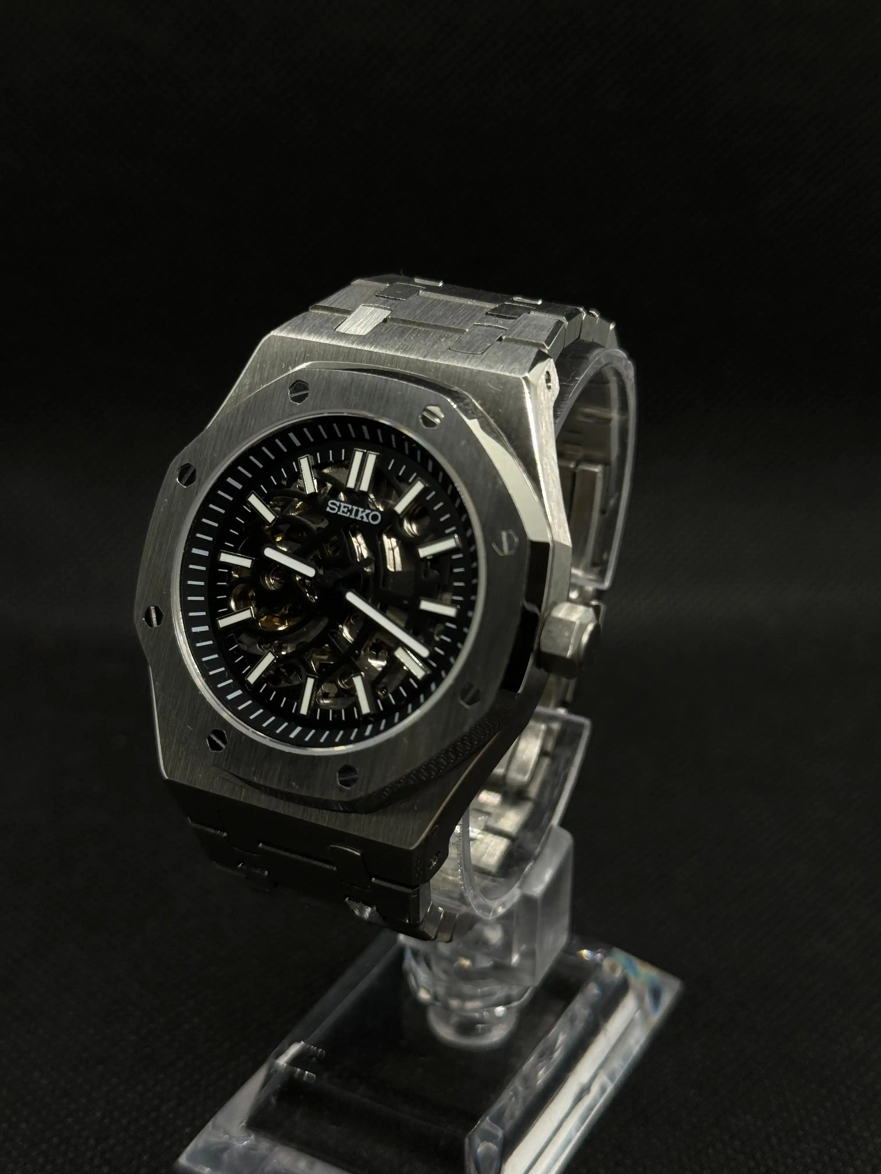 SEIKOAK Skeleton - Montre personnalisée Time2Seiko