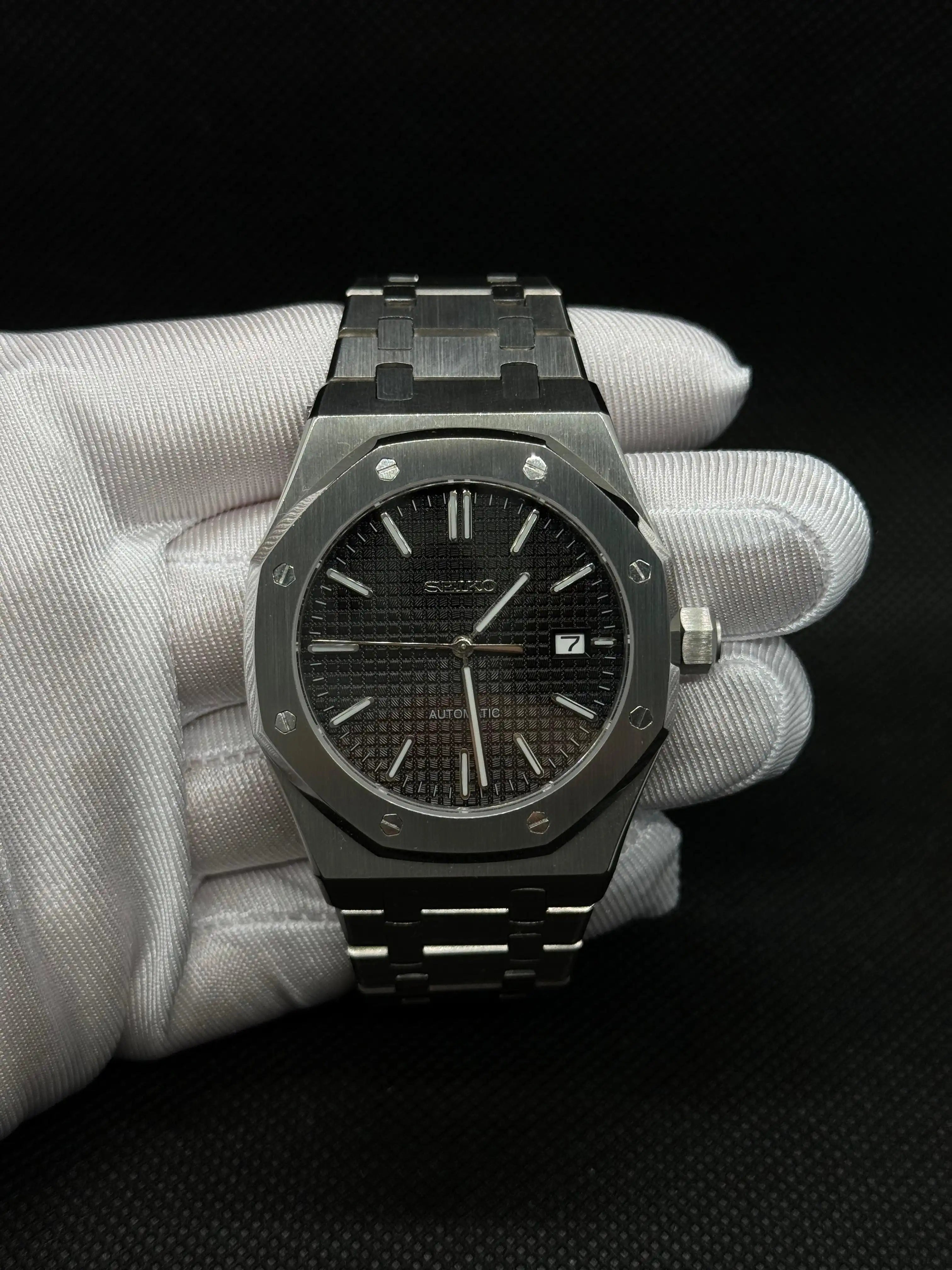 SEIKOAK black - Montre personnalisée Time2Seiko