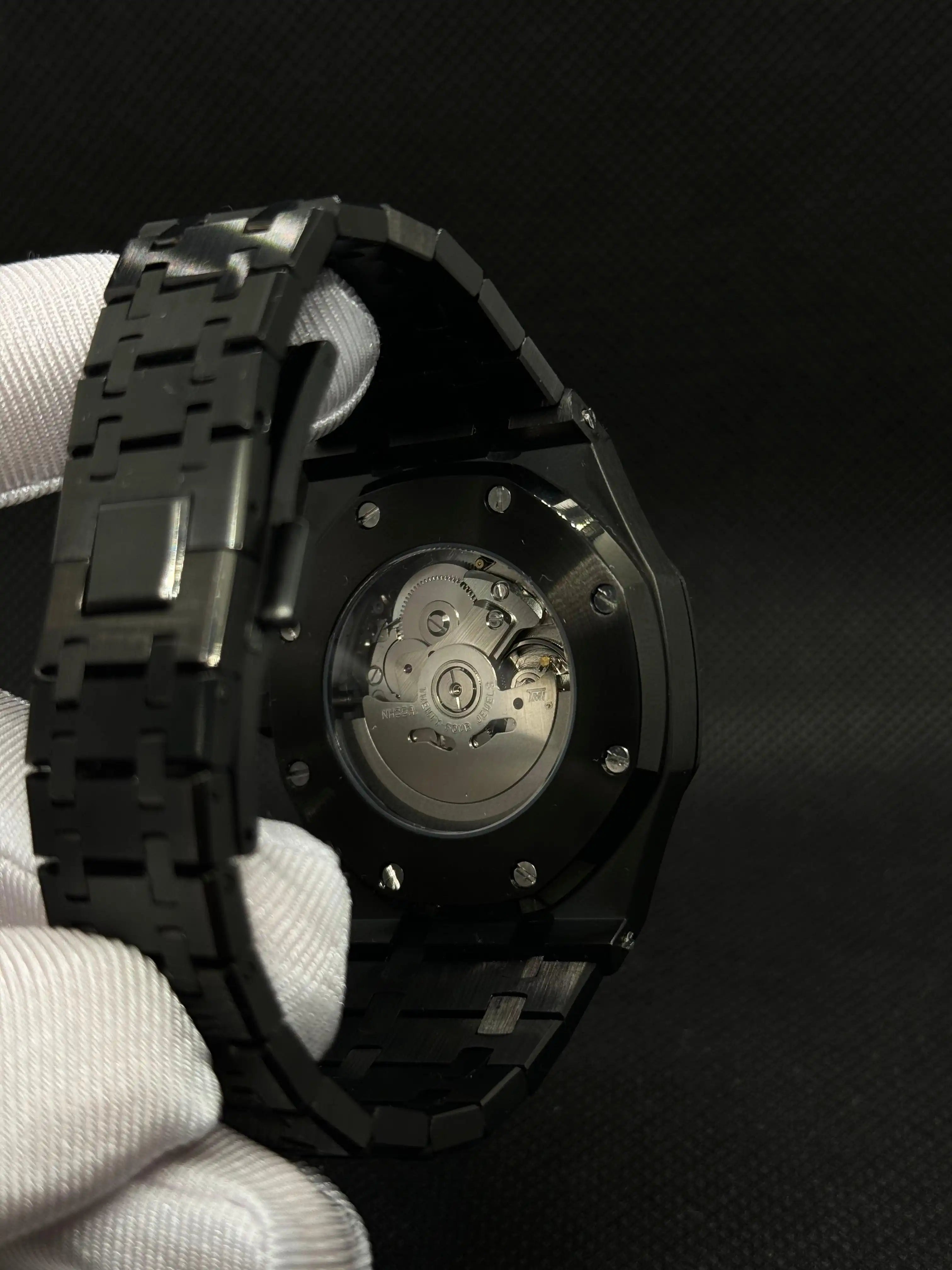 SEIKOAK full black - Montre personnalisée Time2Seiko