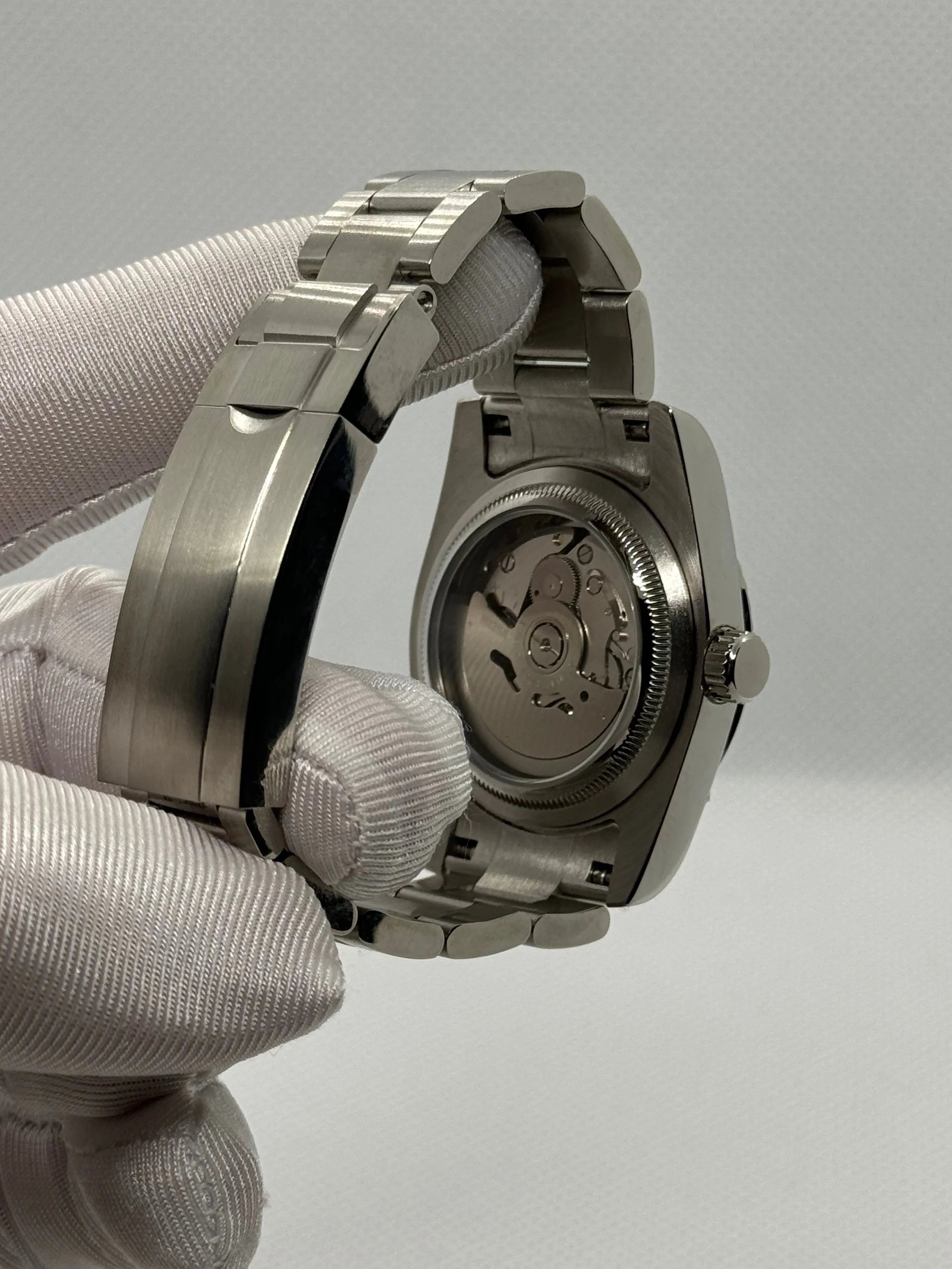 Montre Seiko Mod SEIKOJUST oyster snow vue de dos
