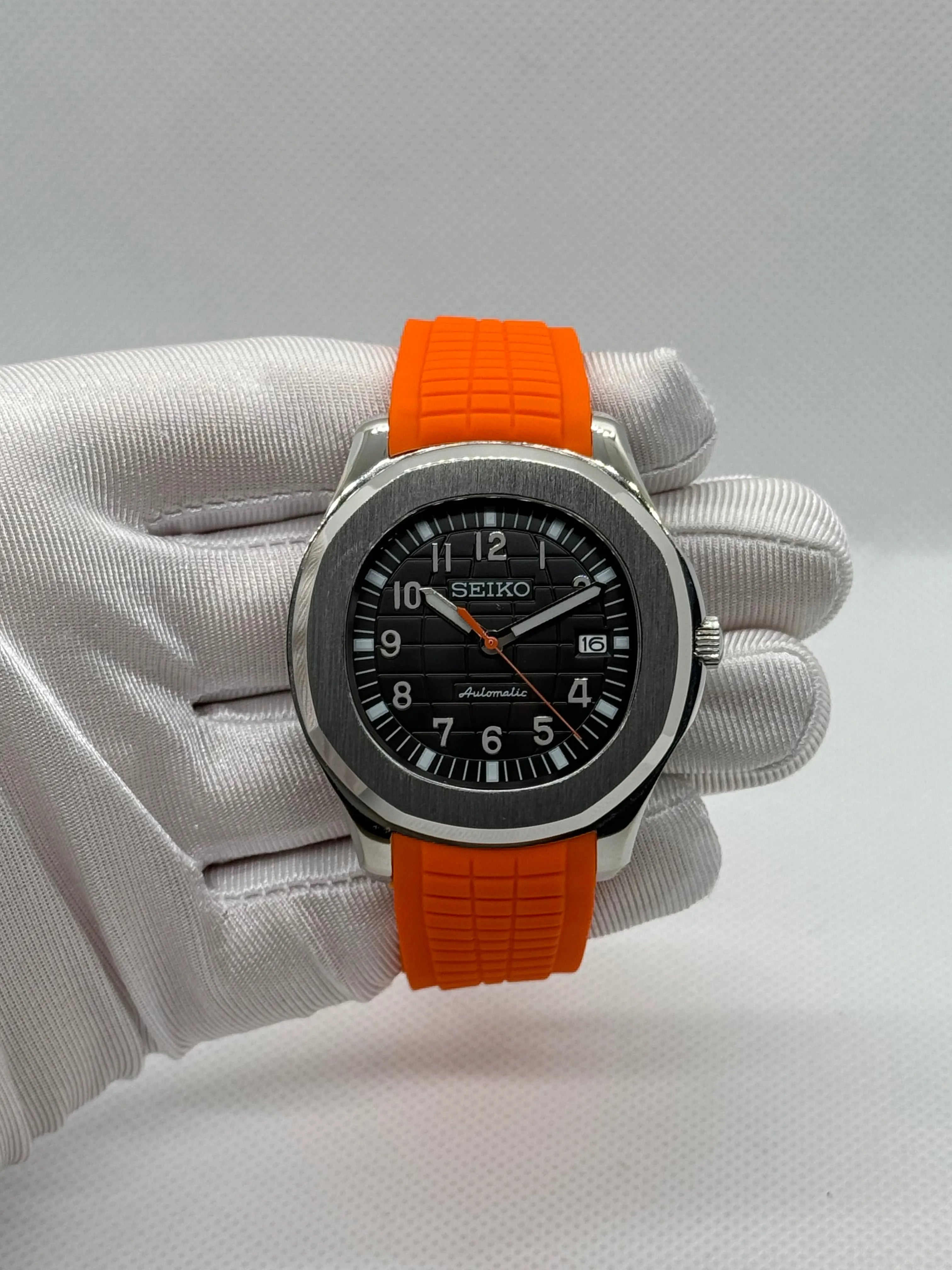 SEIKONAUT orange - Montre personnalisée Time2Seiko