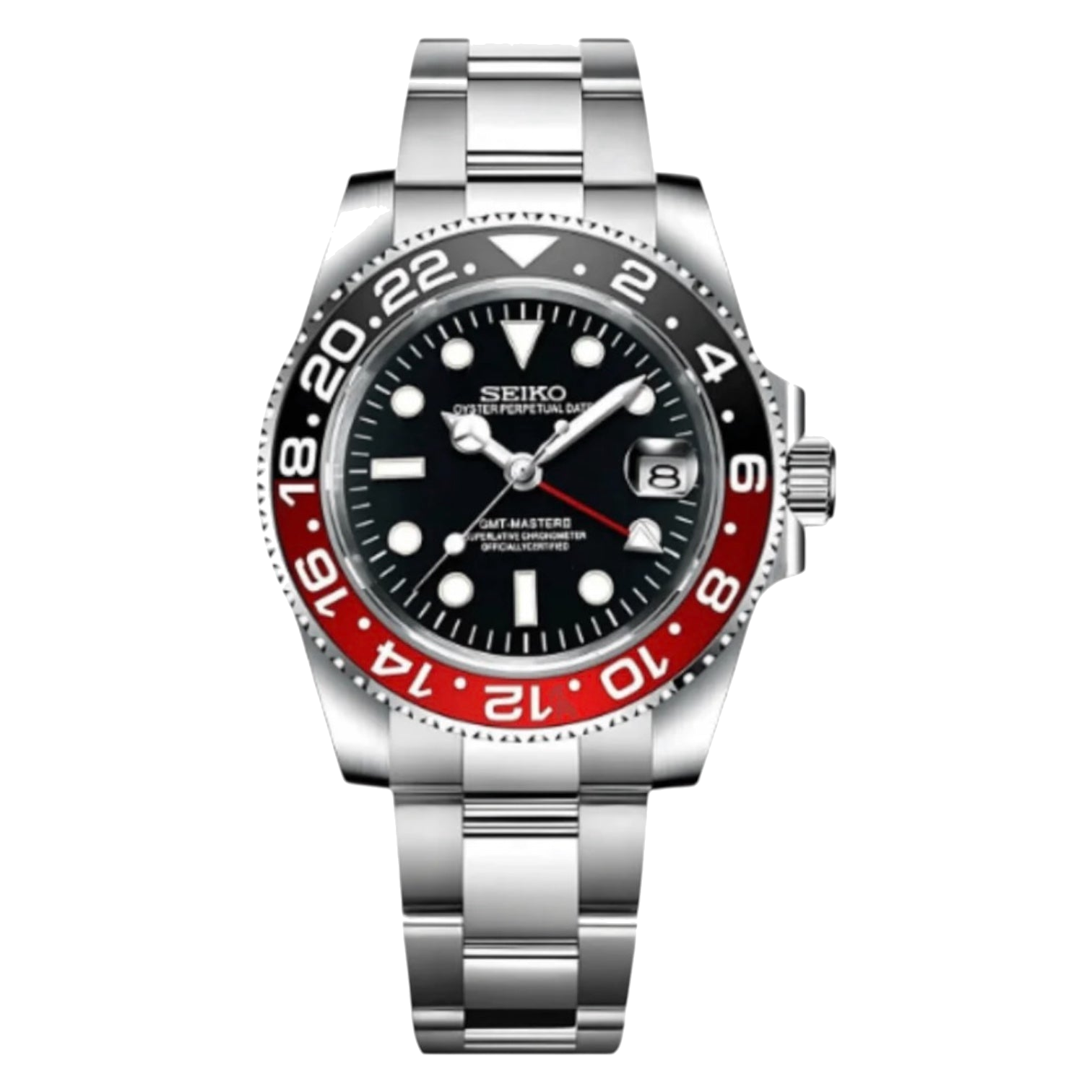 Montre Seiko Mod SEIKO GMT coke - Time2Seiko