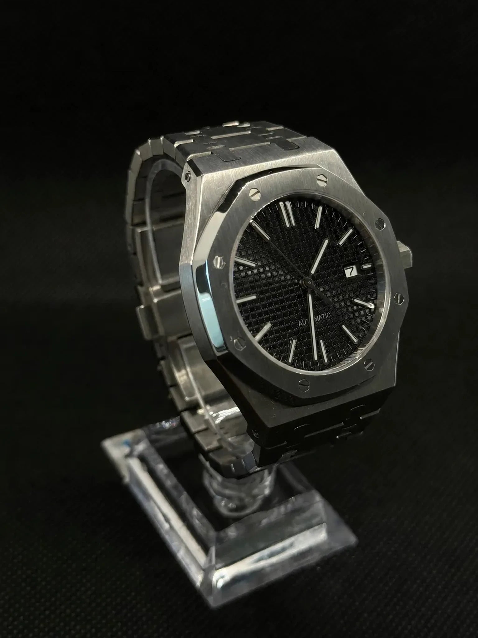 Montre Seiko mod SEIKOAK black, vue 3 — Time2Seiko