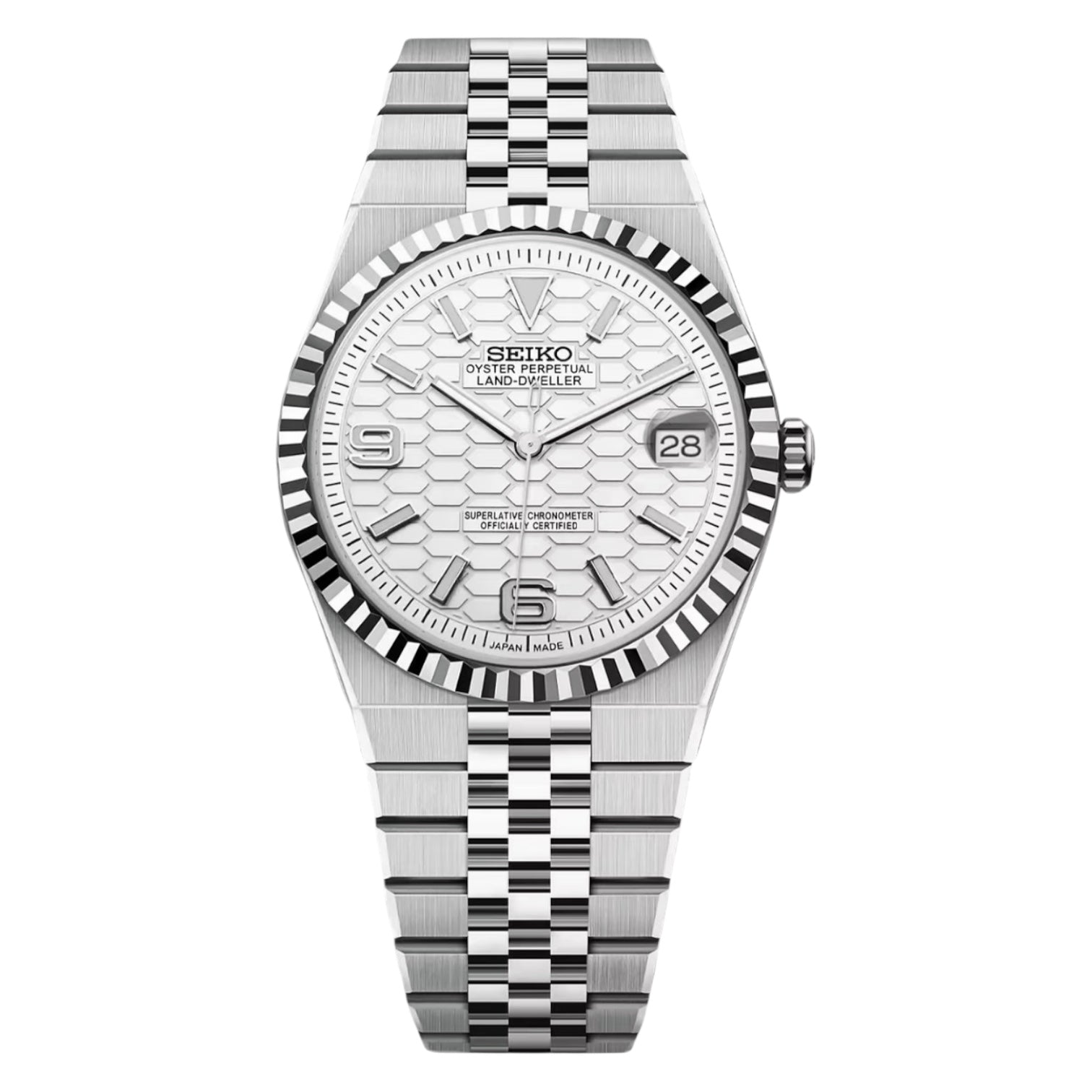 Montre Seiko Mod SEIKODWELLER blanche - Time2Seiko