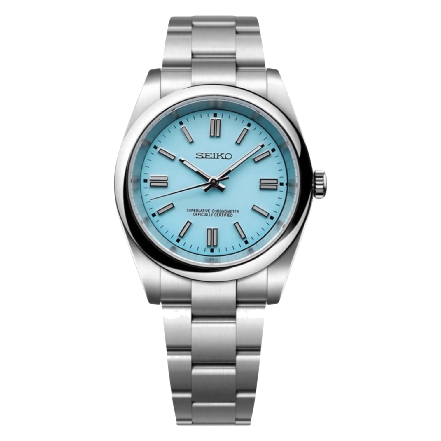 Montre Seiko Mod SEIKOJUST oyster tiffany - Time2Seiko