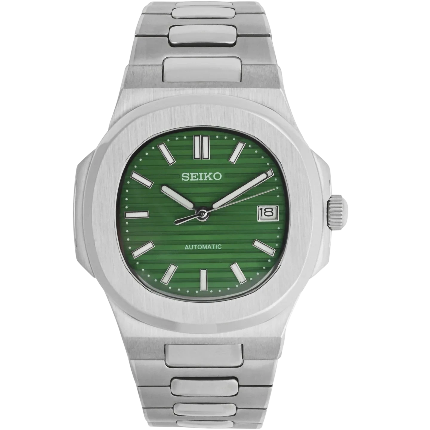 Montre Seiko Mod SEIKOLUS verte - Time2Seiko