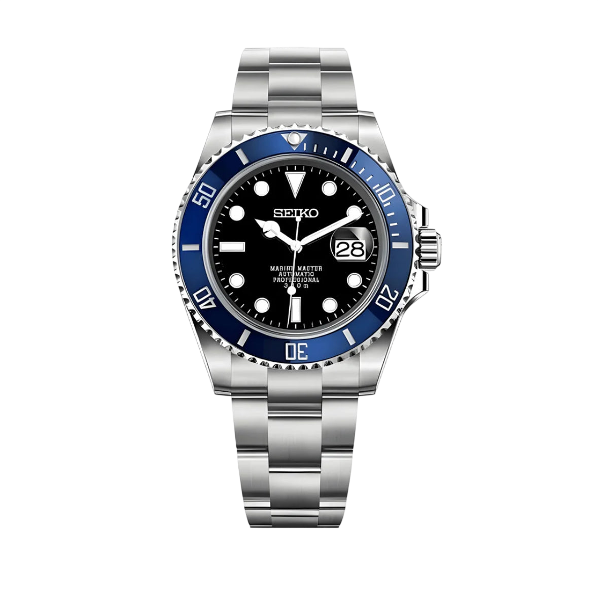 Montre Seiko Mod SEIKOMARINER bleue - Time2Seiko