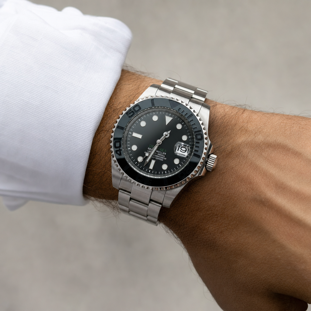 Montre Seiko mod SEIKOMARINER portée au poignet — Time2Seiko