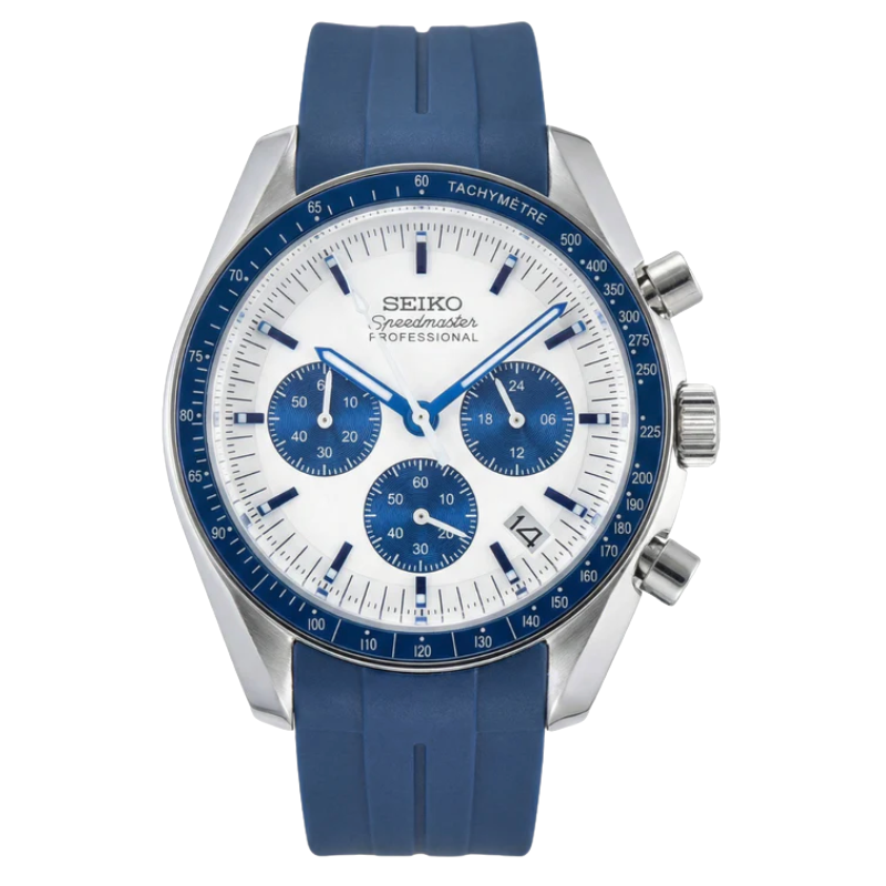 Montre Seiko Mod SEIKOMASTER speed snoopy bleue - Time2Seiko
