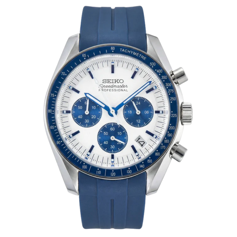 Montre Seiko Mod SEIKOMASTER speed snoopy bleue - Time2Seiko