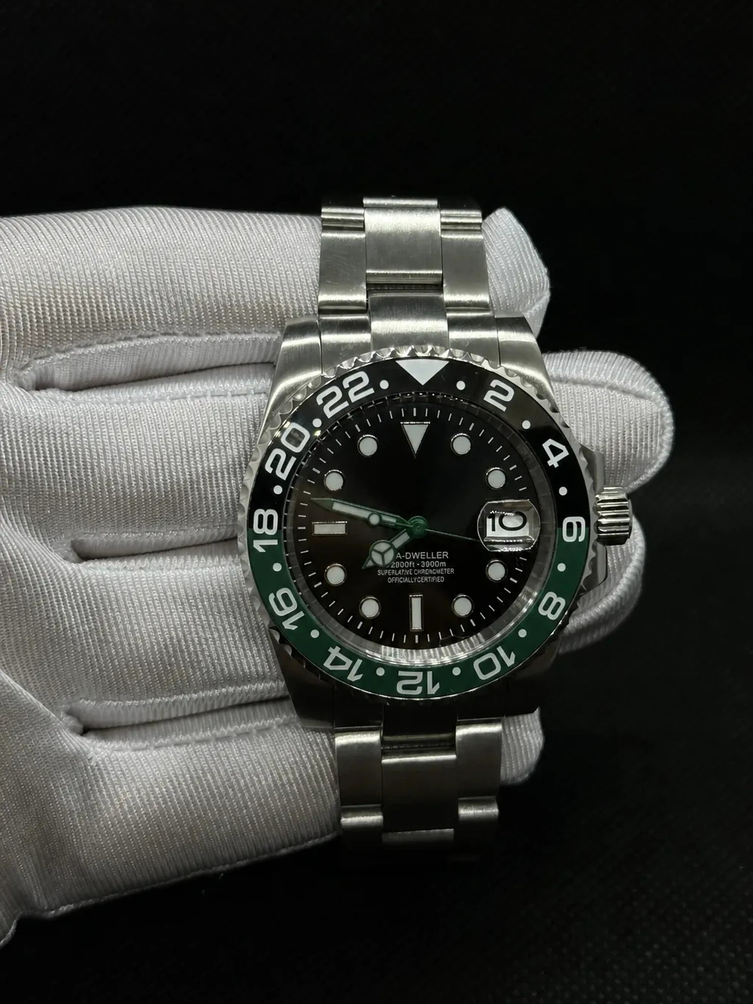 Montre Seiko mod SEIKOMARINER Sprite, vue de face — Time2Seiko