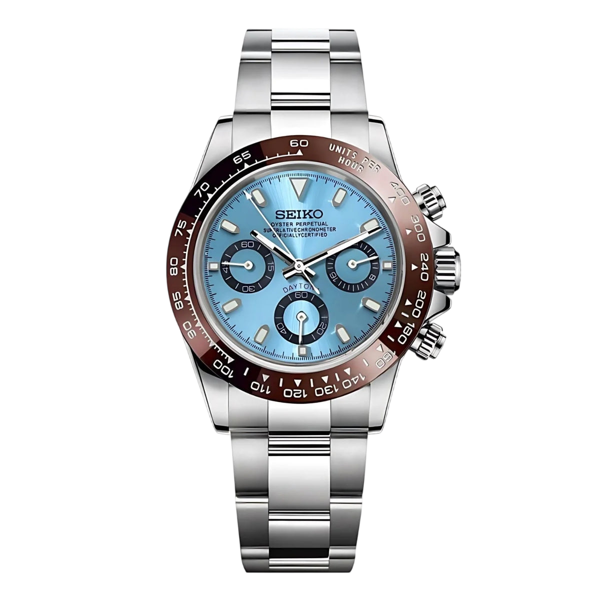 Montre Seiko Mod SEIKONA platine - Time2Seiko